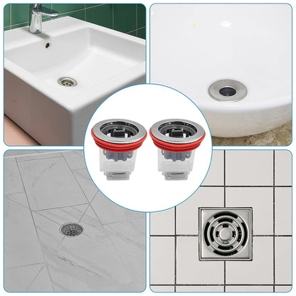 Plastic Odour Proof Floor Drain Sink Drain for Toilet Bathroom Kitchen (1 Pc) Signature kart