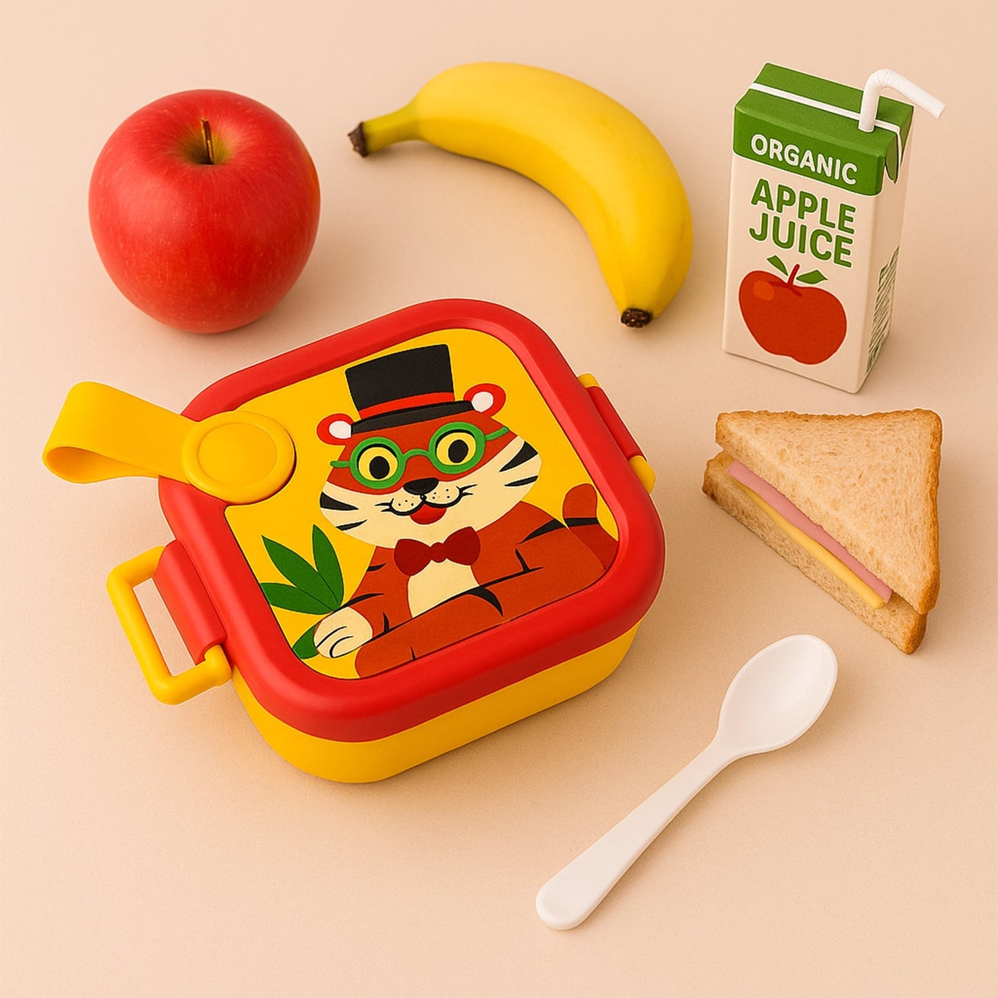 Ganesh Tangy Kids Stainless Steel Lunch Box Signature kart