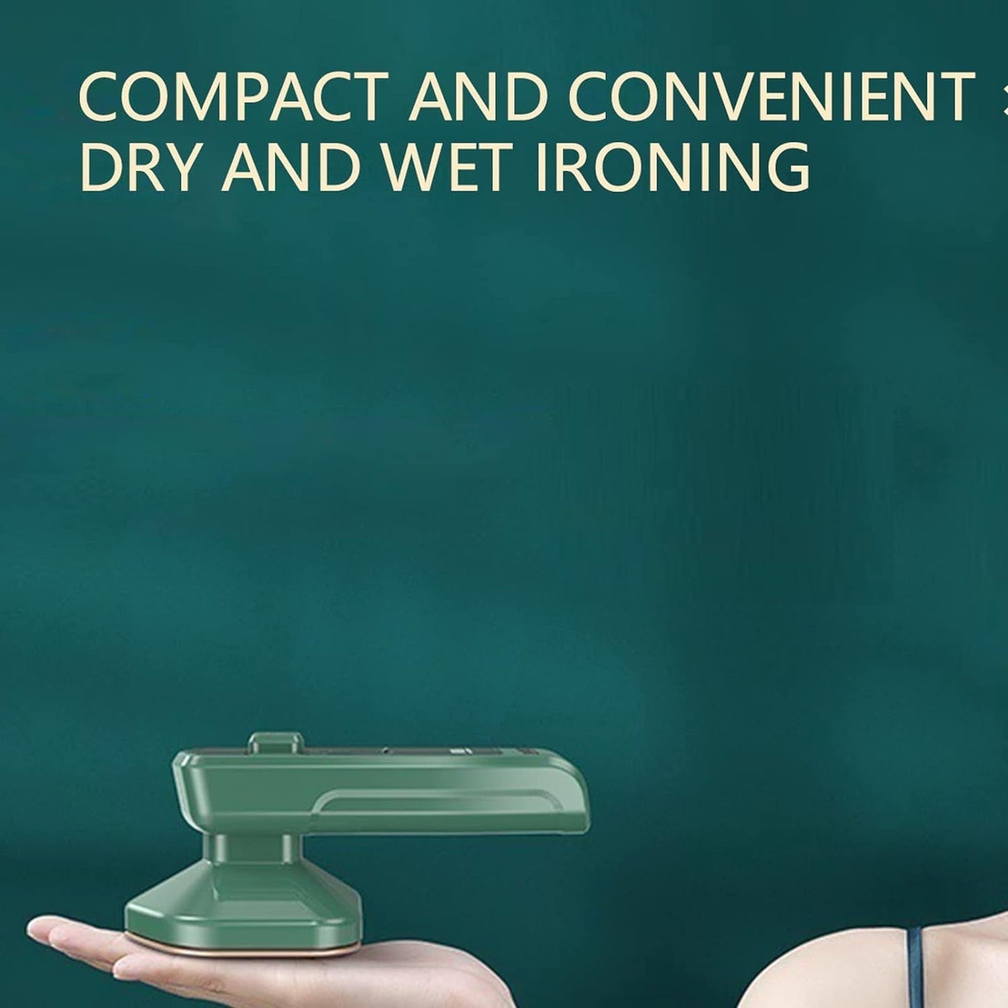 Mini Steamer & Iron: 2-in-1 Portable Travel Friendly signaturekarts