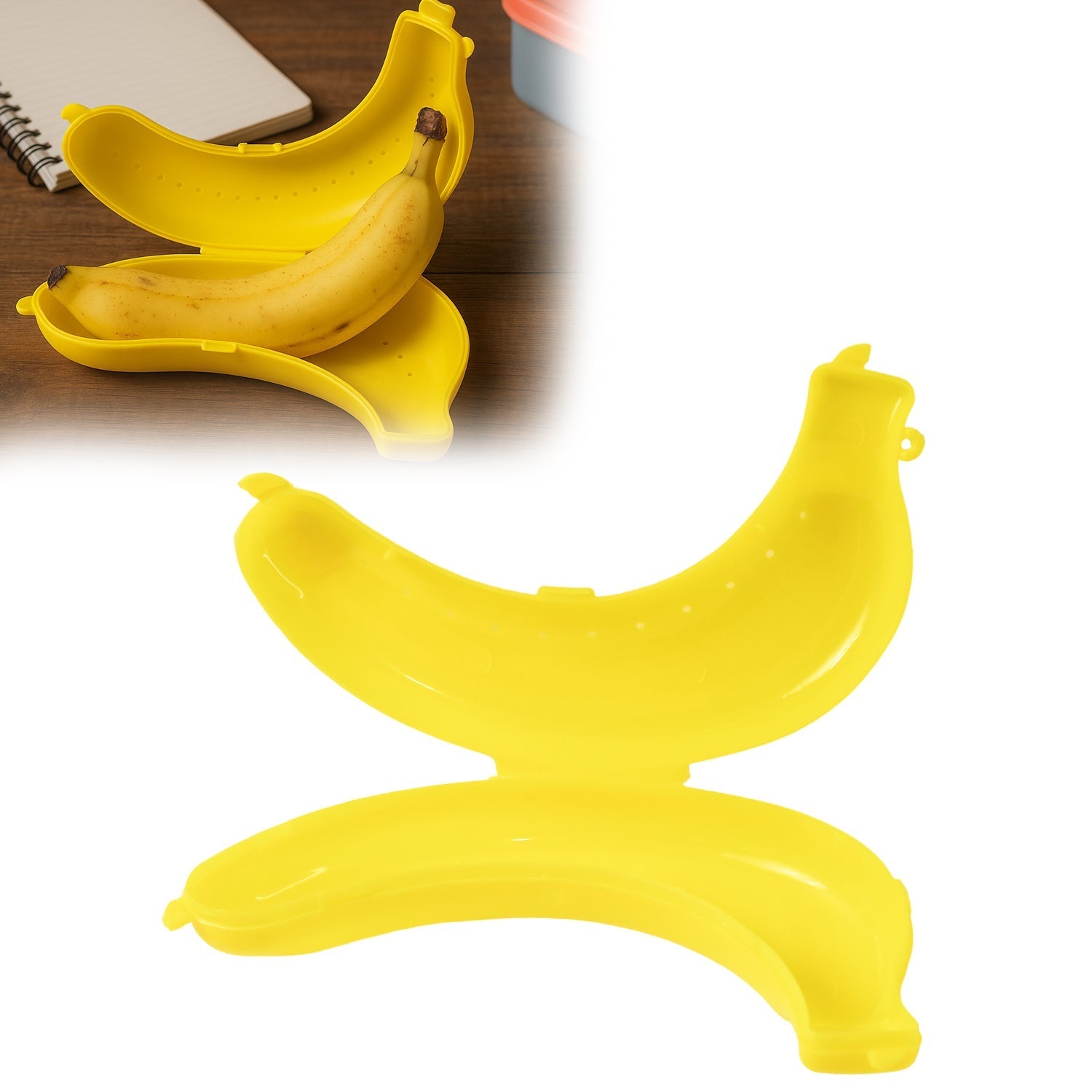 Banana Case Lunch Box Yellow Signature Kart