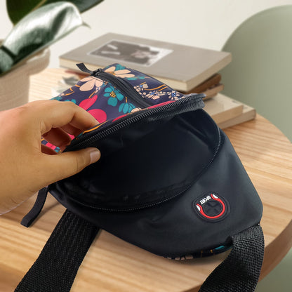Waterproof Waist Bag – Shoulder Crossbody Bag with USB Charging Slot signaturekarts