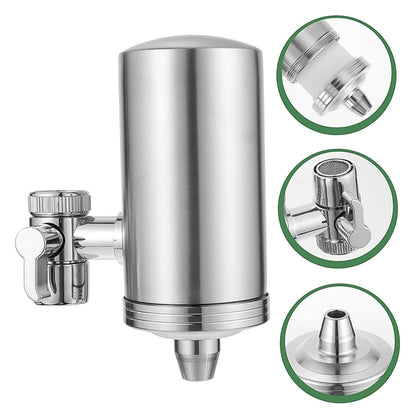 304 Stainless Steel Faucet Mount Water Filter, Water Purifier (1 Set) Signaturekarts