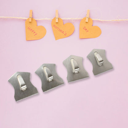 Self-Adhesive Stainless Hooks – Waterproof for Robes, Coats & Towels signaturekarts