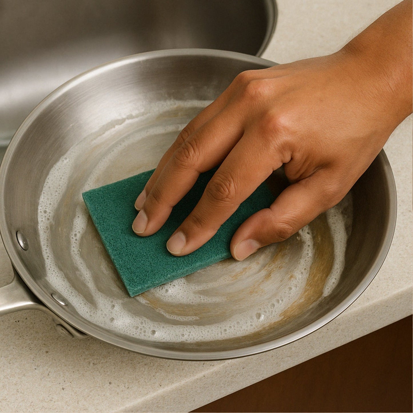 Pro Clean Heavy-Duty Kitchen Scrubber Pad – 4x6 inch (1 Pc) Signature kart