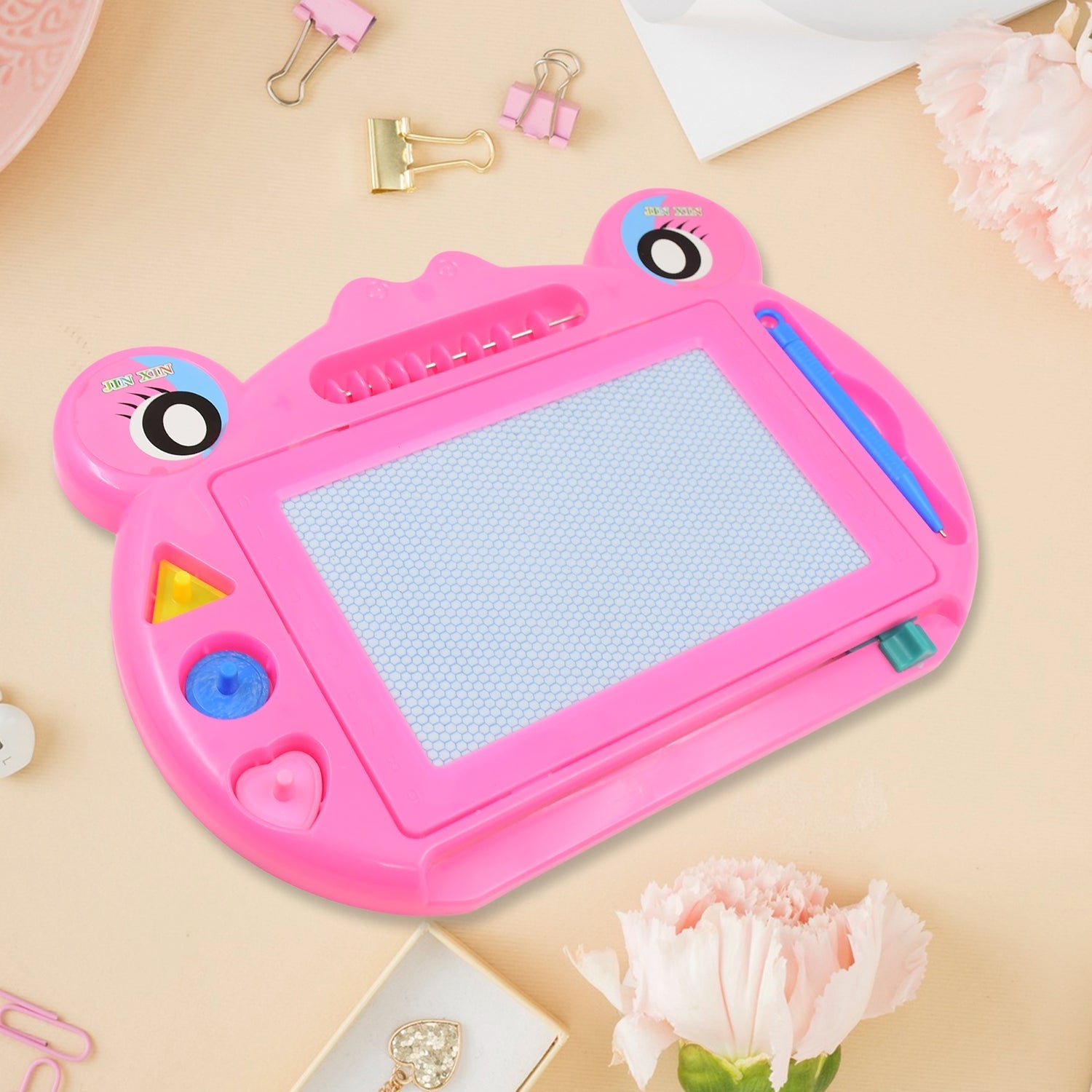 Frog Design Magic Sketch Slate  Board (1 Pc / 28 × 20 Cm) signaturekarts