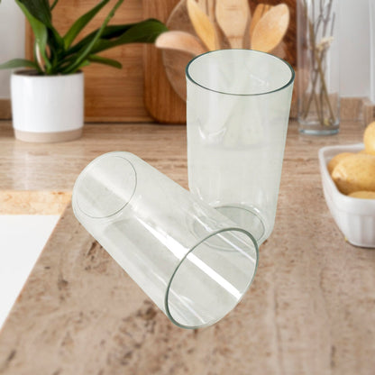 Apex Clear Plastic Tumbler / Glass Set – 6-Piece Unbreakable Signature kart