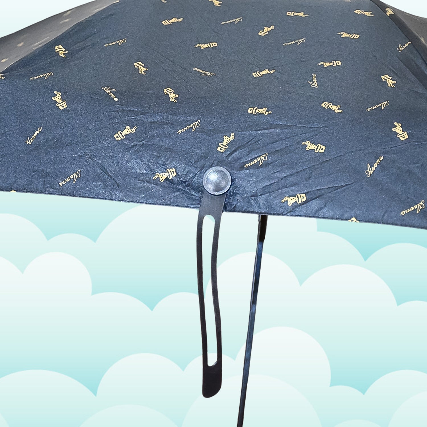 3-Fold Cute Umbrella – Sun & Rain Protection, UV Shield (1 Pc / With Zip Case) signaturekarts