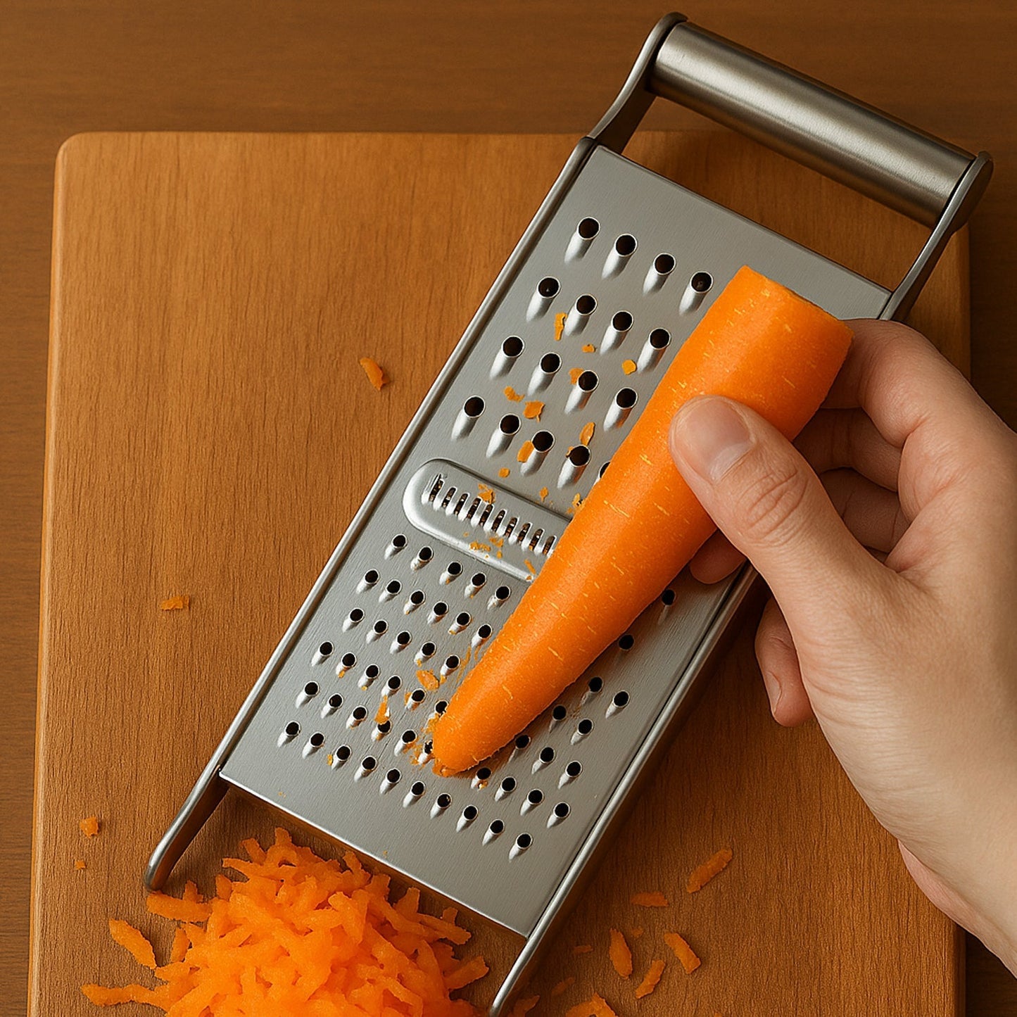 Apex Stainless Steel Grater & Slicer (3 in 1) Signature kart