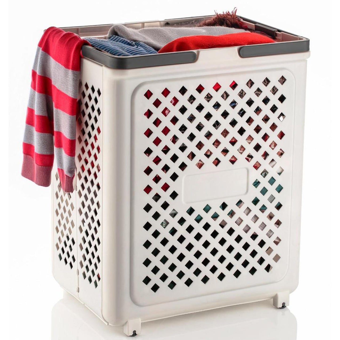 Large Foldable Laundry Basket with Wheels Signature Kart