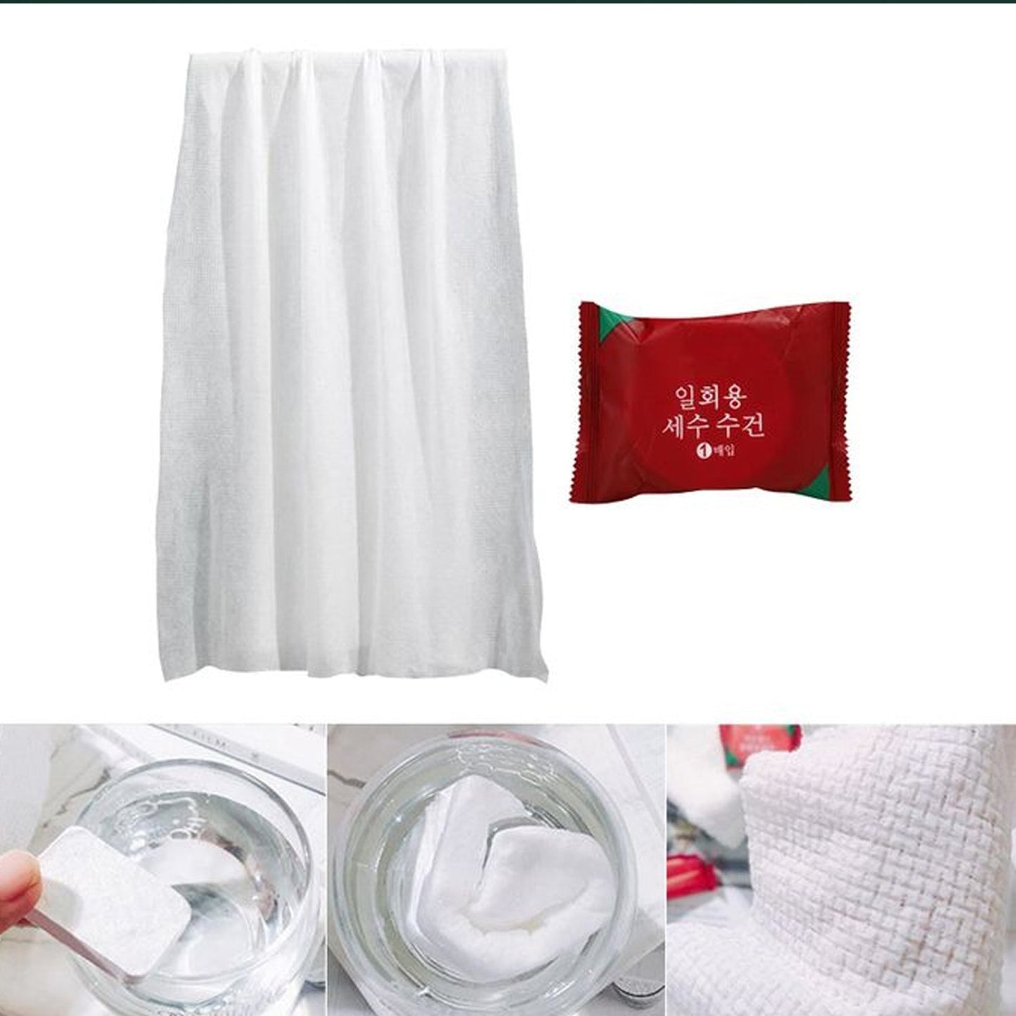 Compressed Towels Portable Disposable Compressed Cotton Coin Tissue Towel for Travel (30x25 Cm) signaturekarts