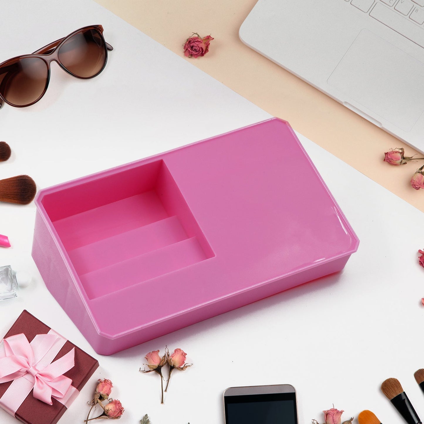 Makeup Organiser Cosmetic Makeup Lipstick Storage Box (1 Pc) Signaturekarts