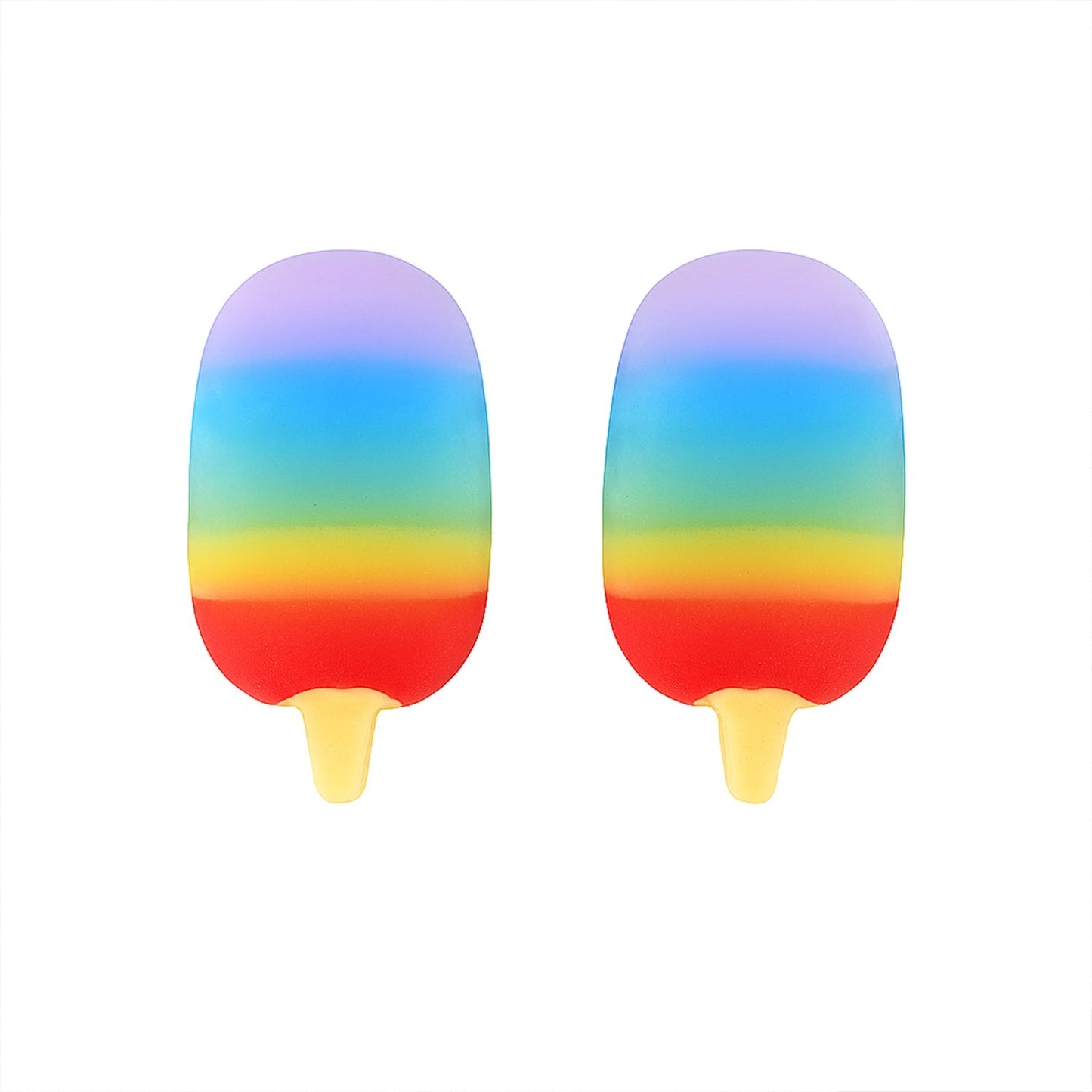 Jelly Popsicle Erasers – Cute & Fancy Mini Erasers for Kids (2 Pc Set, Mix Design) signaturekarts