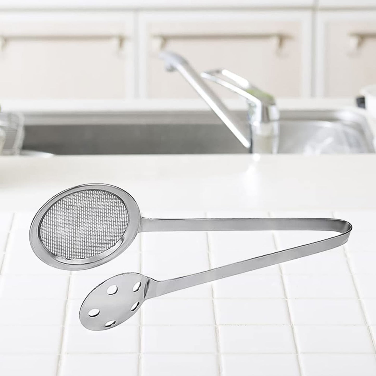 Apex Stainless Steel Skimmer Serving Tong Signature Kart