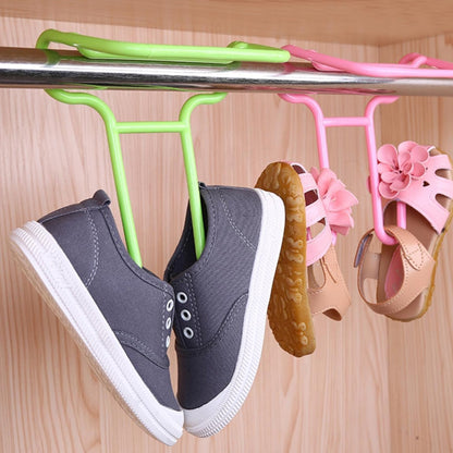 Multi Function Drying Rack Shoe Organizer Hanging Shelf for Wardrobe  2 Pc signaturekarts