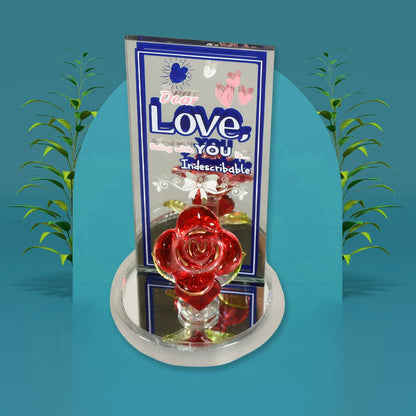 Lovely Rose Showpiece – Romantic Gift Set for All Occasions (1 Pc) signaturekarts
