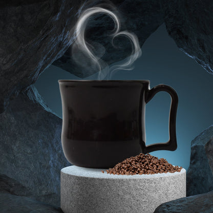 Premium Plastic Coffee / Tea Cups / Mug with Handle(1 Pc / Loose / Black) Signaturekarts