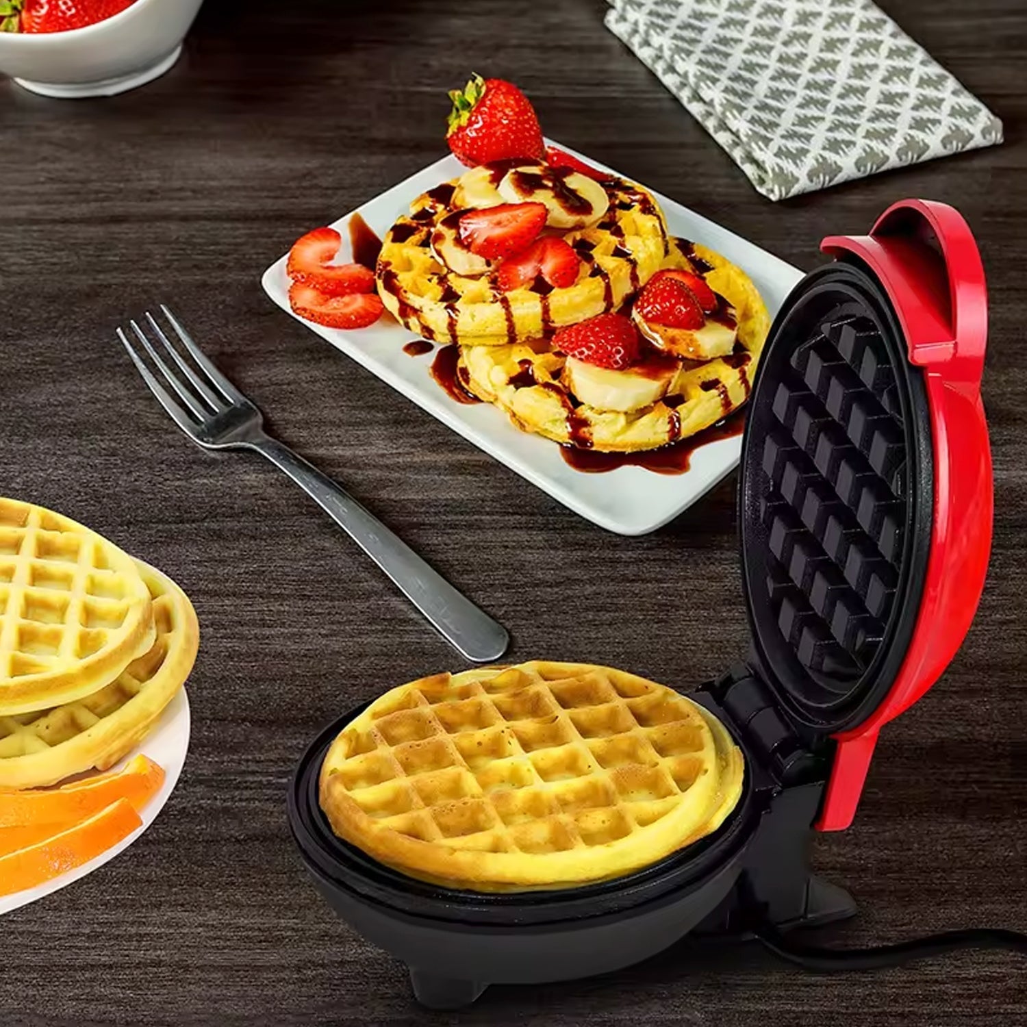 Mini Waffle Maker Machine Waffle Iron signaturekarts