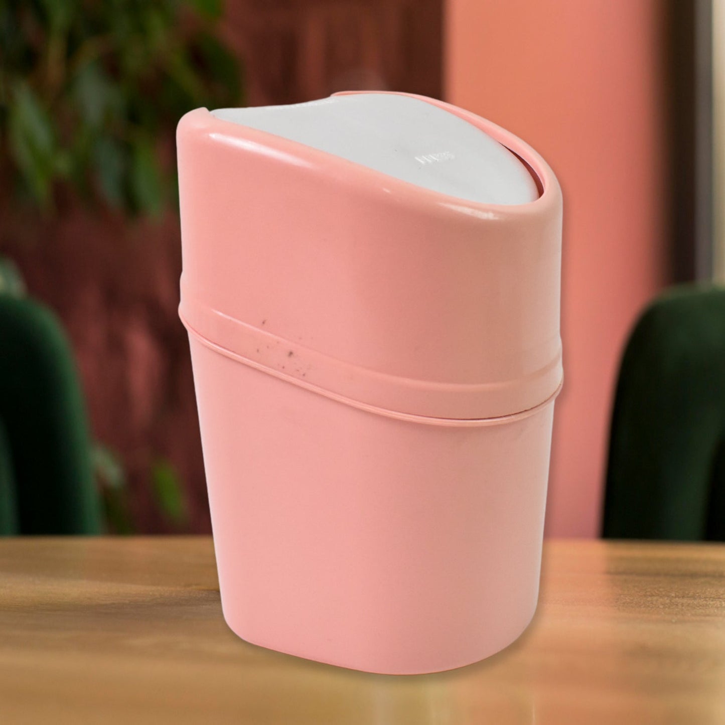 Mini Trash Can, Dustbin Plastic Garbage Can with Lid (1 Pc) Signaturekarts