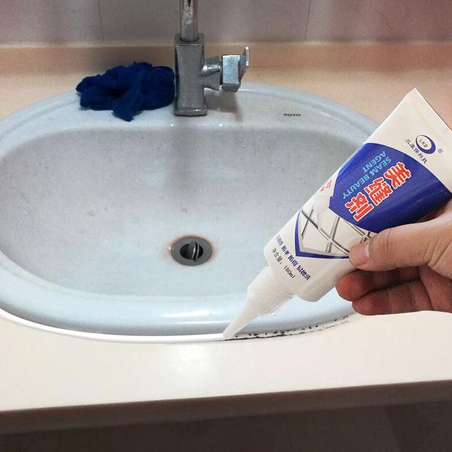 Waterproof Tile Gap Filler for Grout & Crack Repair for Home & Bathroom (180 ML) signaturekarts