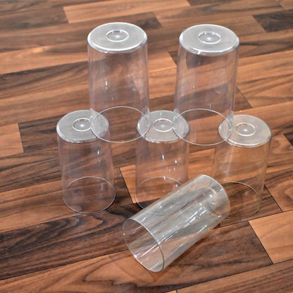 Ganesh Classic Plastic Glass Set of-6 (Each Glass 350ml) Signaturekarts