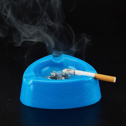 Oblivion Heavy Duty Plastic Ashtray (mix color & 1 Pc) Signature Kart