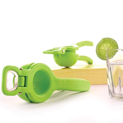 Kitchen 2 in 1 Unbreakable Lemon Squeezer and Bottle Opener (1 Pc) signaturekarts