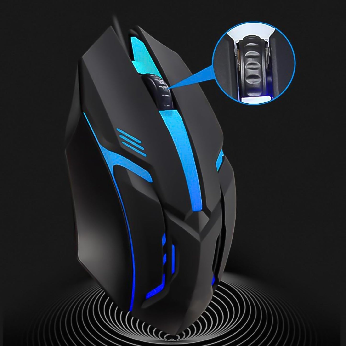 Computer / Laptop USB Wired Optical Mouse (1 Pc) Signaturekarts