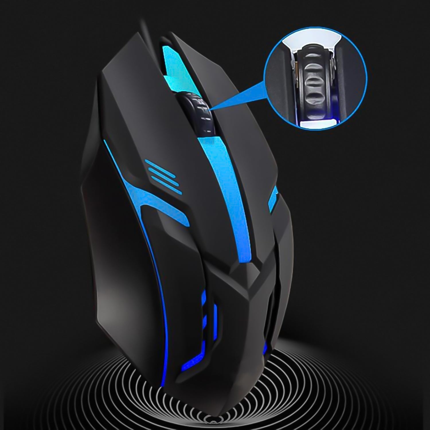 Computer / Laptop USB Wired Optical Mouse (1 Pc) Signaturekarts
