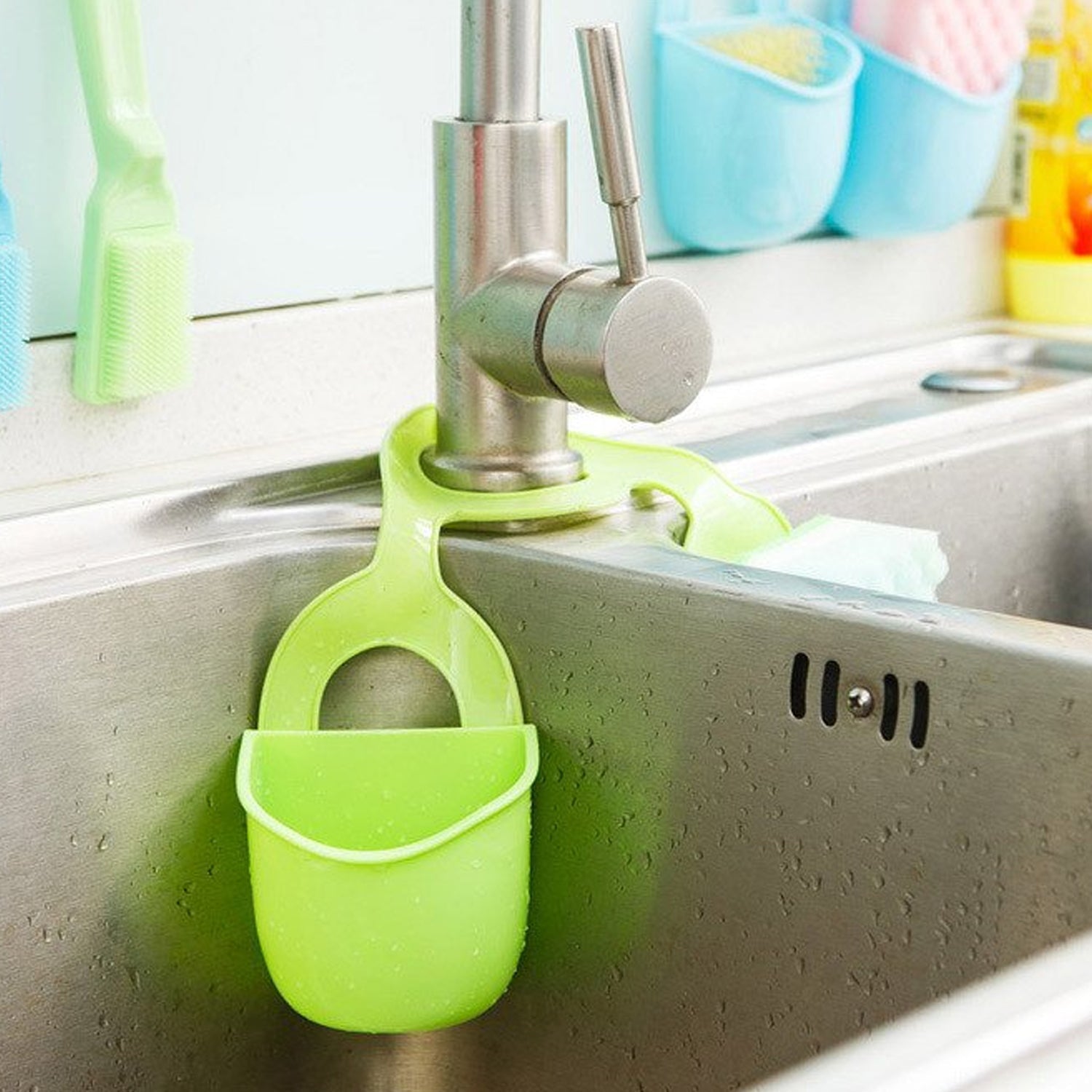 Double Layer Sink Hanging Storage Basket (1 Pc) signaturekarts