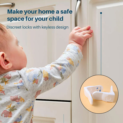 Baby Safety Cabinet Lock (2 Pc Set) signaturekarts