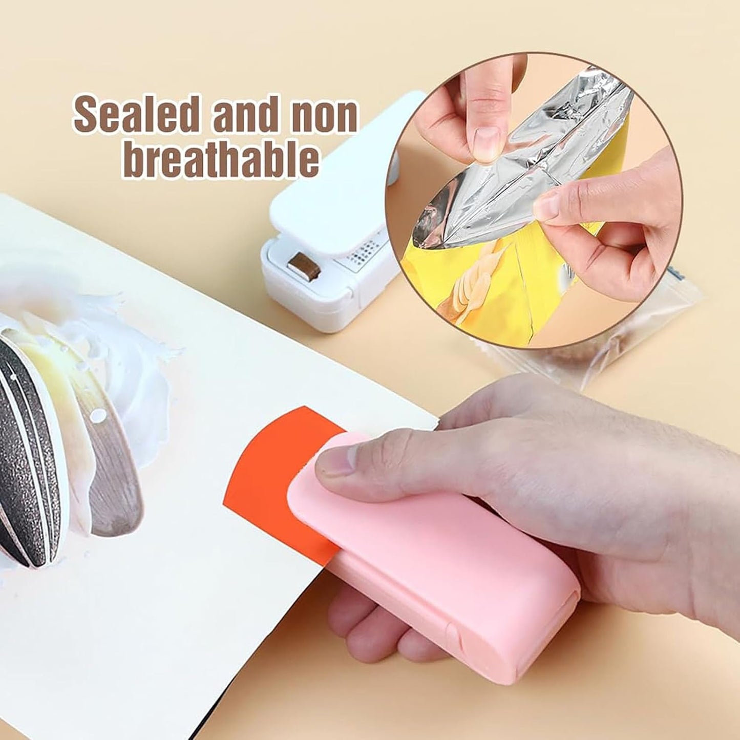 Portable Mini Heat Sealer Machine for Plastic Bags (1 Pc) signaturekarts