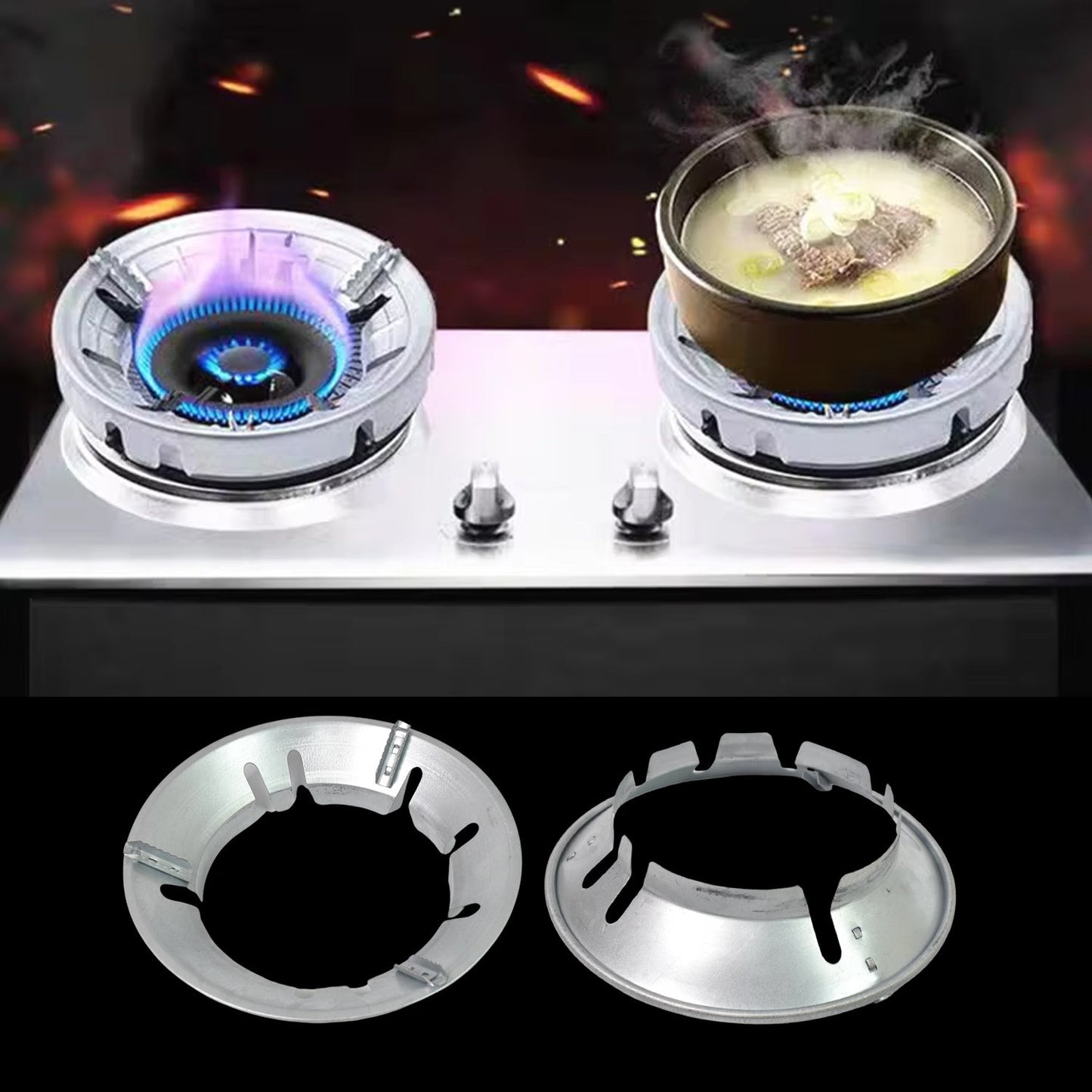 Gas Stove Burner Cover / Stand (221 Gm / 1 Pc) Signaturekarts