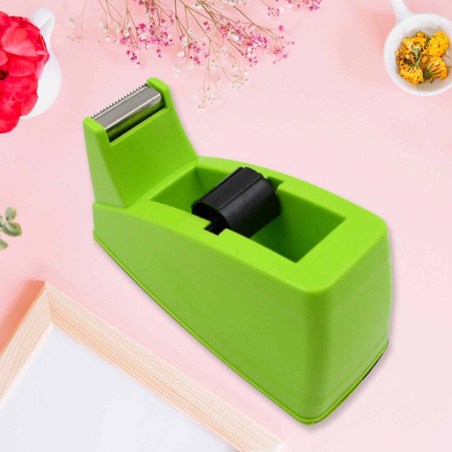 Heavy Duty Plastic Tape Dispenser Cutter for Home, Office & School Use signaturekarts