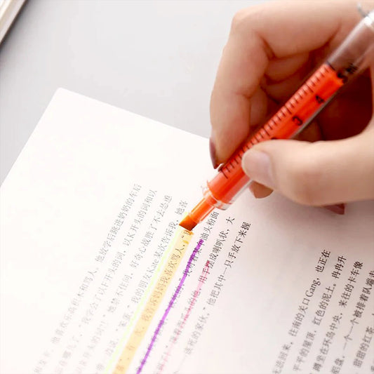 Creative Fluorescent Highlighter – Watercolor Marker for Kids, Study & Office (1 Pc) signaturekarts