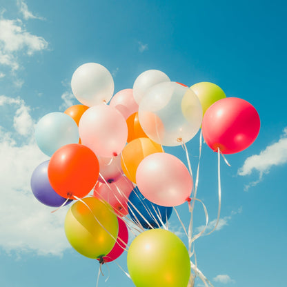 Multicolor Latex Balloons for Party Decoration (24 Pcs Set) signaturekarts