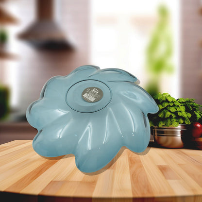 Flower Shape Kids Plastic Plate - for Dinner, Snacks & Party Supplies (1pc) signaturekarts