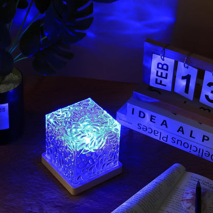 Ocean Wave Projector Lamp – 3D Water Wave LED Night Light with Remote Signaturekarts