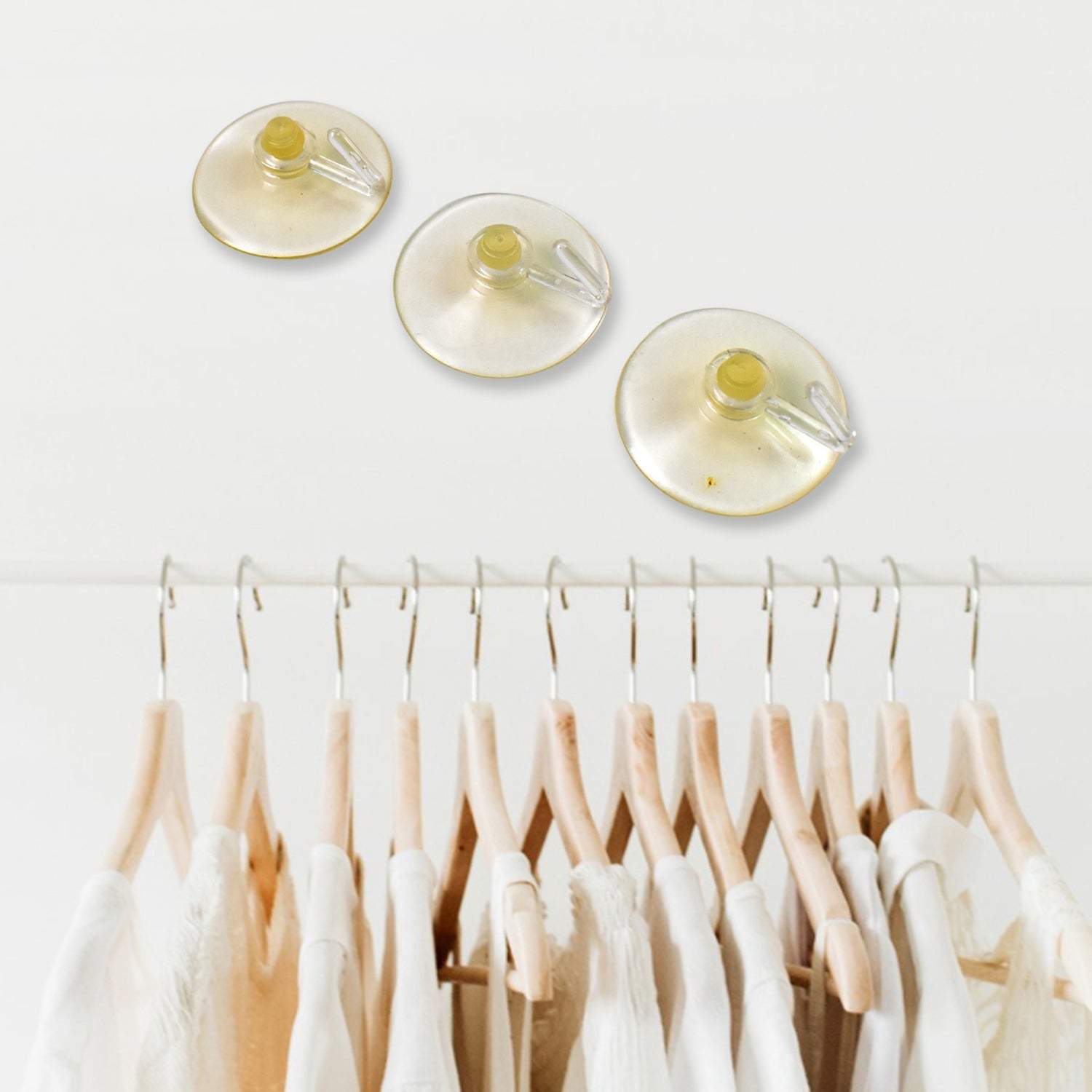 Transparent Rubber Vacuum Sucker, Suction Cup Hooks (18 Pcs Set) Signaturekarts