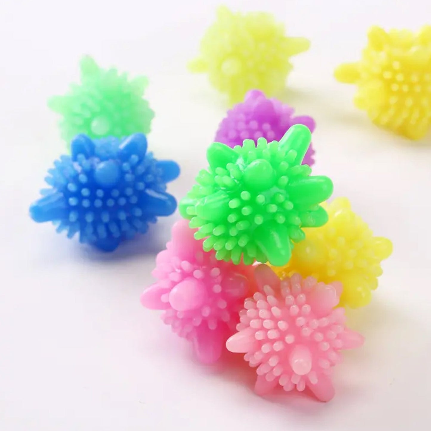 Soft Star Laundry Dryer Balls – 10-Piece Multi-Color Clothes Softener signaturekarts