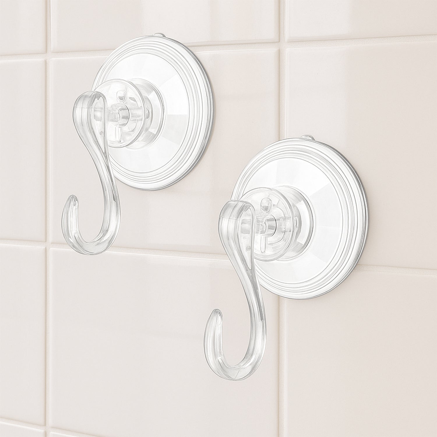 Plastic Suction Cup Hooks (4 Pcs Set) Signature kart