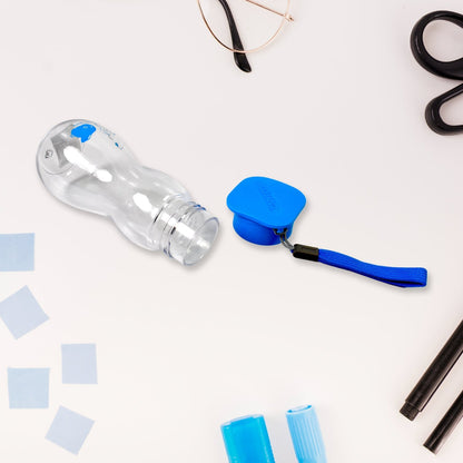 Transparent Travel Portable Water Bottle with Carry Straps (280 ML / 1 Pc) Signaturekarts