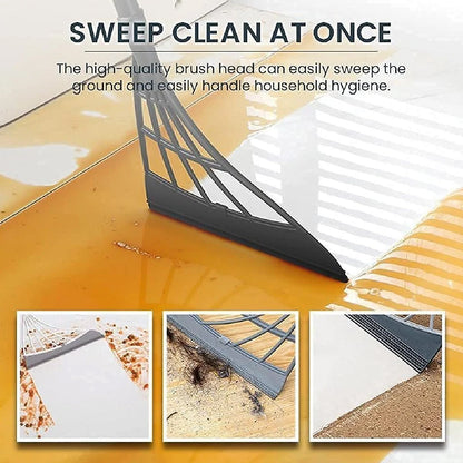 Durable Eco-Friendly Broom with Scraper Your Brand