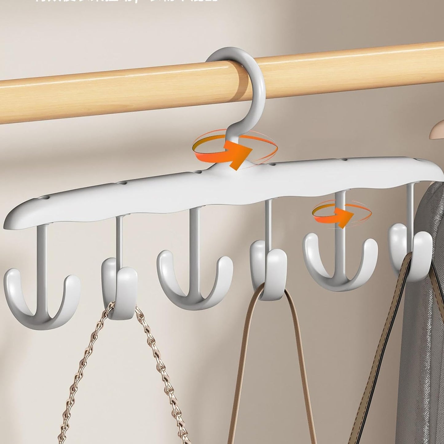 Rotatable Tank Top Hanger – Space Saving Closet Organizer Dorms & (12-Hook) signaturekarts