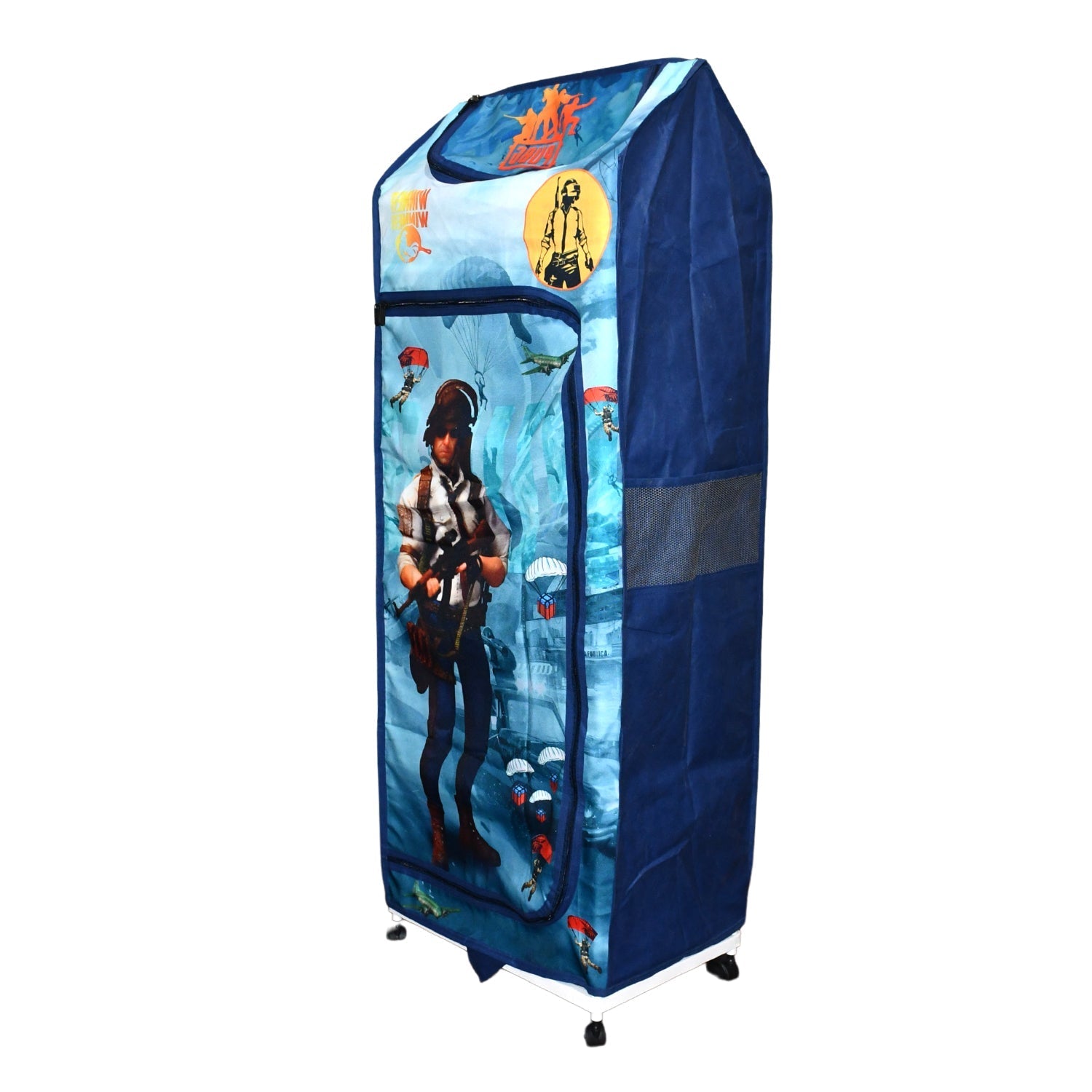 Multi Purpose Foldable Baby Wardrobe / Toy Box 5 Shelves Cartoon Printed Signature kart