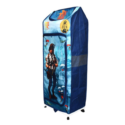 Multi Purpose Foldable Baby Wardrobe / Toy Box 5 Shelves Cartoon Printed Signature kart