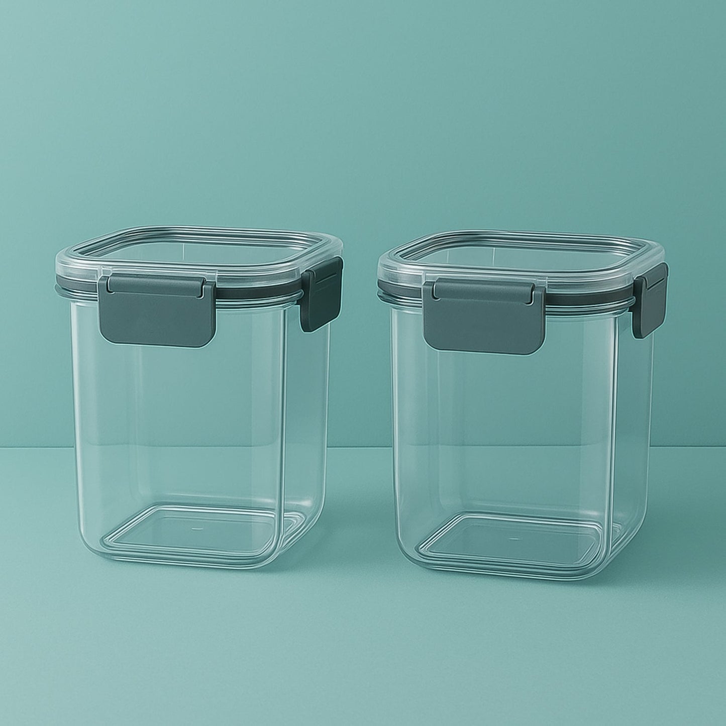 Apex Press N’ Lock Airtight Food Storage Container Set (2Pc/900ml) Approx signaturekarts