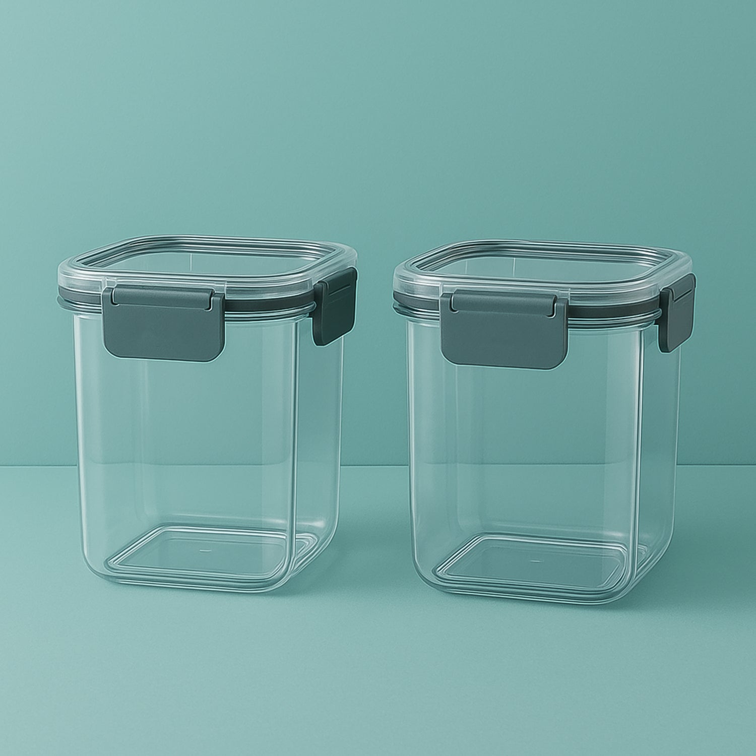 Apex Press N’ Lock Airtight Food Storage Container Set (2Pc/900ml) Approx signaturekarts