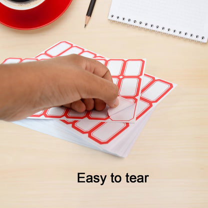 Multipurpose Writable Blank Label Sticker Sheets (50 Sheet) Signature kart