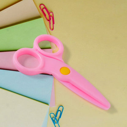 Child-Safe Plastic Scissors Set for Toddlers & Preschool Kids - Art & Craft Supplies Your Brand