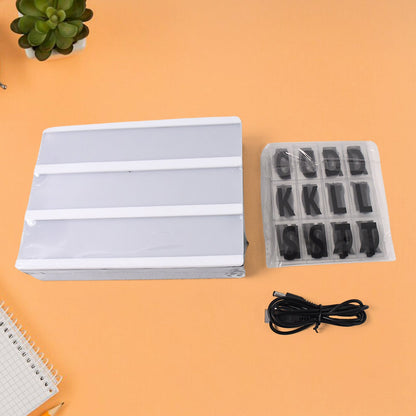 Black Mini A6 Magnetic Cinematic Light Box with 82 Characters and 10 Emojis (1 Set) Signaturekarts